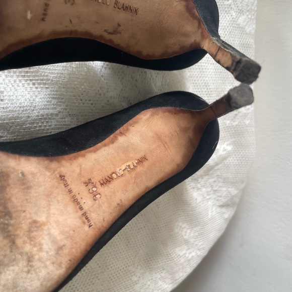 🎄’Tis The Season Sale🌲
⭐️💎FIRM PRCE💎AUTHENTIC ⭐️💎Manolo Blahnik Stiletto Heels - Picture 7 of 9